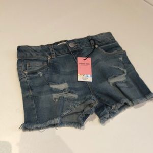 🩳 Girl’s denim cut off shorts